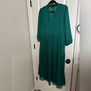 Torrid Green Maxi Dress